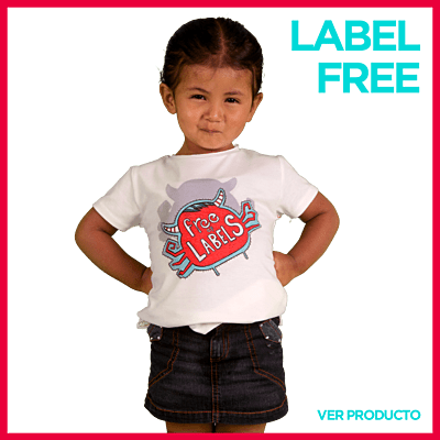 Camiseta Blanca ¡Free of labels!
